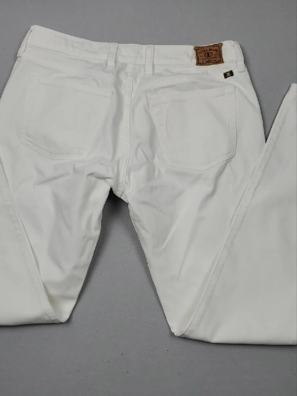 Lucky Brand White Men’s Straight Jeans